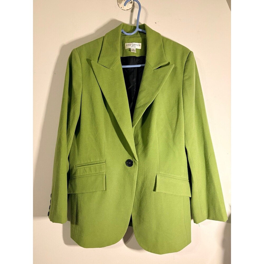 Lena Gabrielle Women's Green Blazer